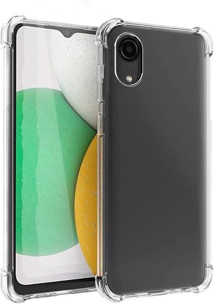 Transparent Shockproof Gell Cover Compatible with Samsung Galaxy A03 Core