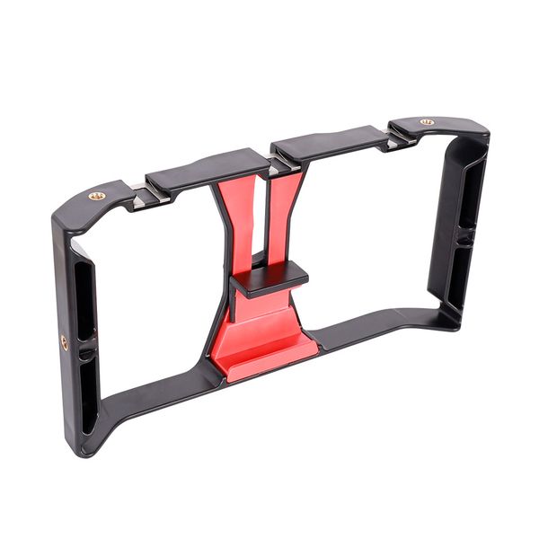 Smartphone Video Rig Phone Stabilizer Handheld Grip with Cold Shoe Mount