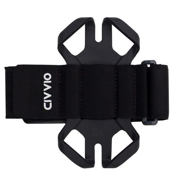 Civvio Black Silicone Arm Strap - Ultra-Light, Securely Holds a Smartphone