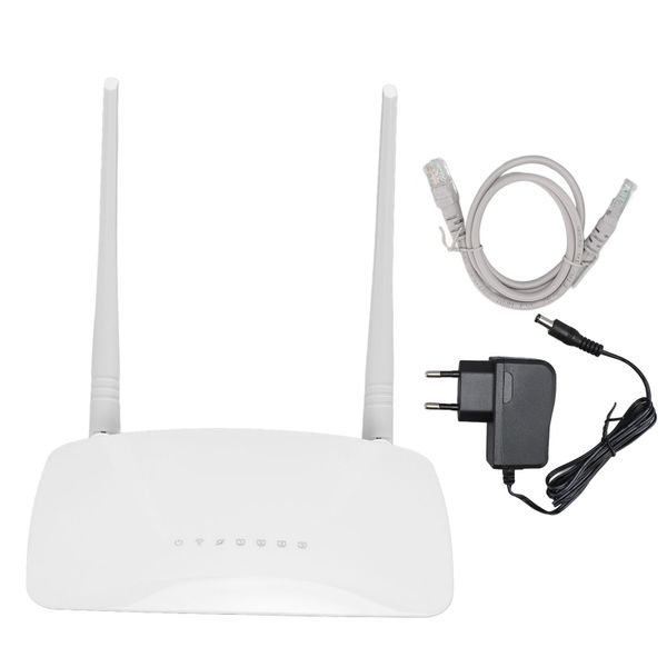 Wireless Router, 300Mbps, 2 Antennas, 100-240V