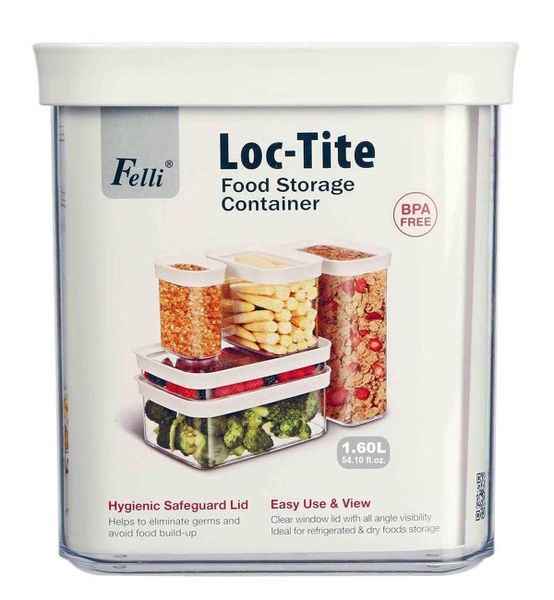 Felli Loc-Tite Airtight Food Storage Container - 1.6L