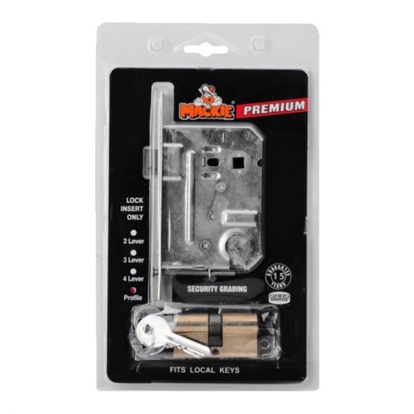 Mackie - Lock Body Profile Cylinder Brass