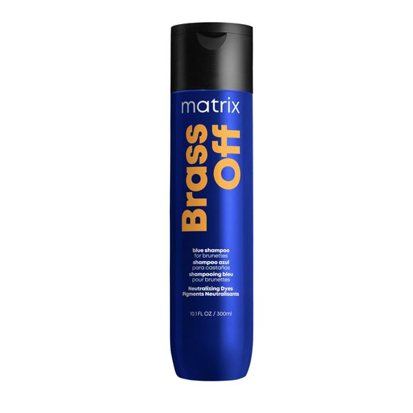 Matrix Brass Off Shampoo - Blue, Neutralising Shampoo for Brunette Hair - 300ml