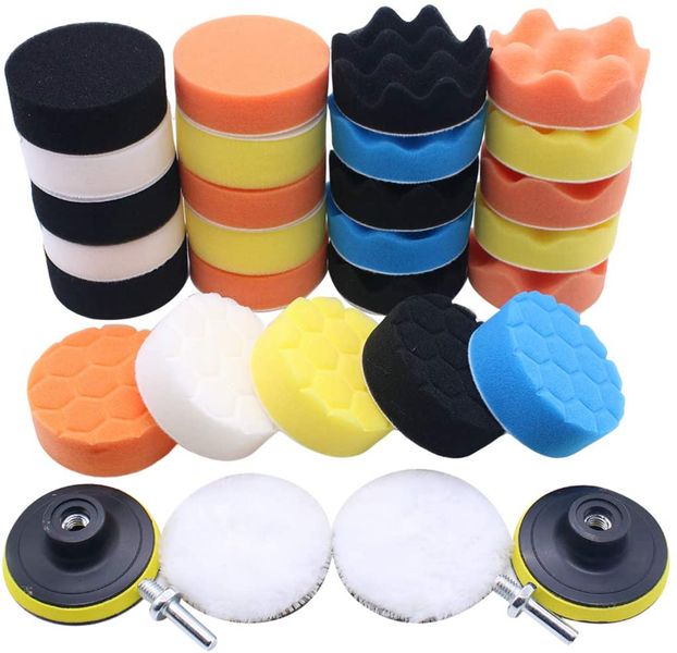 3 Inch Car Foam Drill Polishing Pad Kit-31 Piece