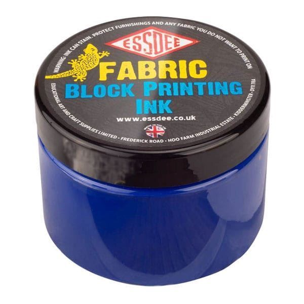 Fabric Blockprinting Ink Blue 150ml