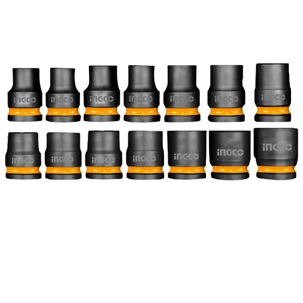 Ingco - 1/2 DR. Impact Socket Set - 14Piece