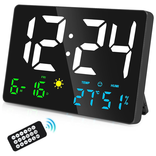 Digital Wall Clock Large Display 25Cm Usb Led Digital Wall Clocks