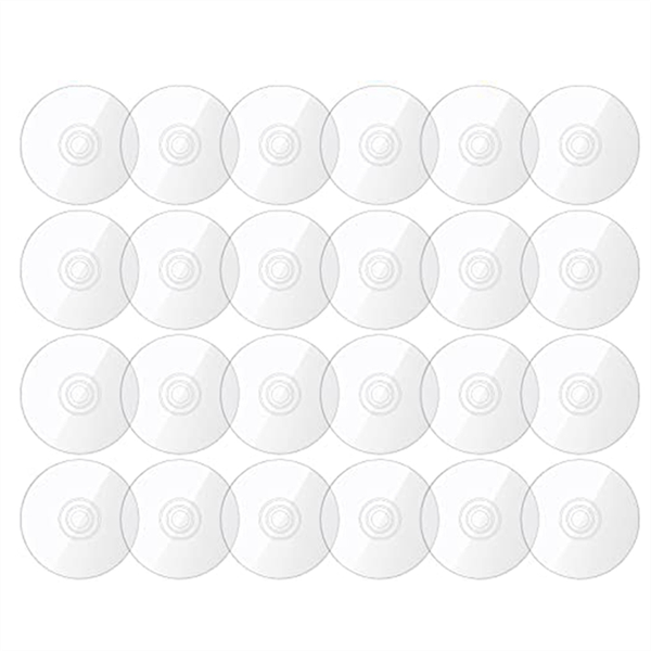 Clear CDs for Painting Blank CDs for DIY Wall Cd CDs Crafts (50 Pcs)