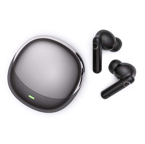 Bluetooth Earbuds - Black/White | Compatible with iOS/Android (1 Set)