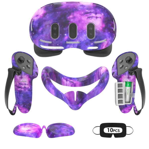 Silicone Covers Compatible with Meta Quest 3 (Purple)