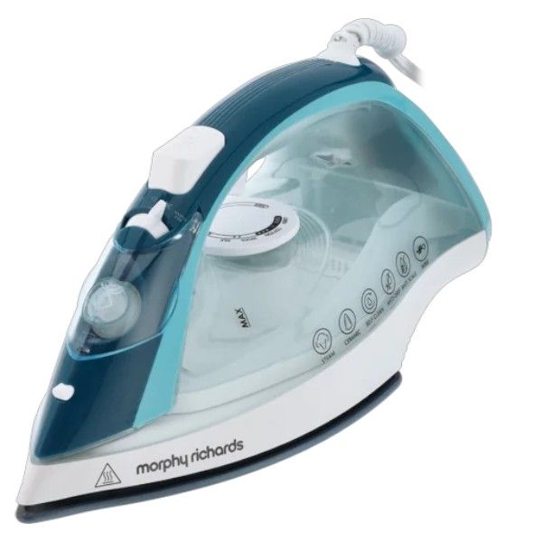 Morphy Richards Light Blue Ceramic Anti-Scale Anti-Drip Steam Iron 2200W
