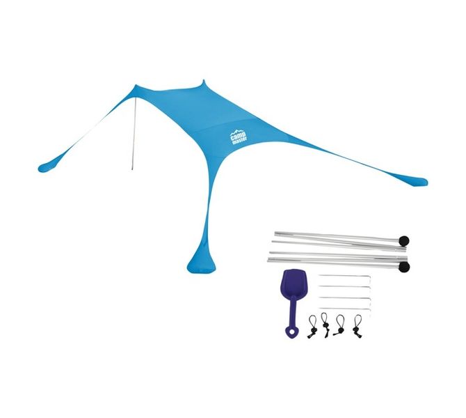 Camp Master Large Beach Shade Gazebo Light Blue 300mm x 300mm