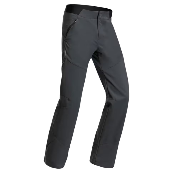 Quechua Kids' Hiking Softshell Trousers MH550 7-15 Years - Grey