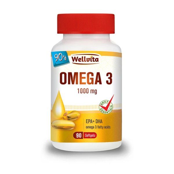 Wellvita Omega 3 1000mg Softgels - 90's