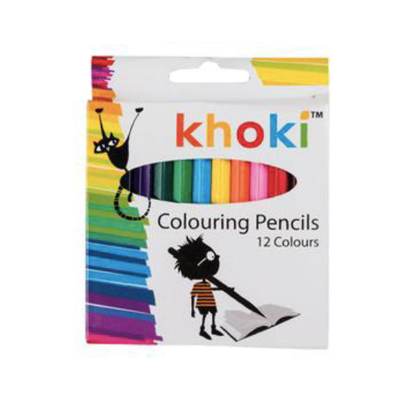 Khoki Stationary- Colouring Pencils 12 Pack x1