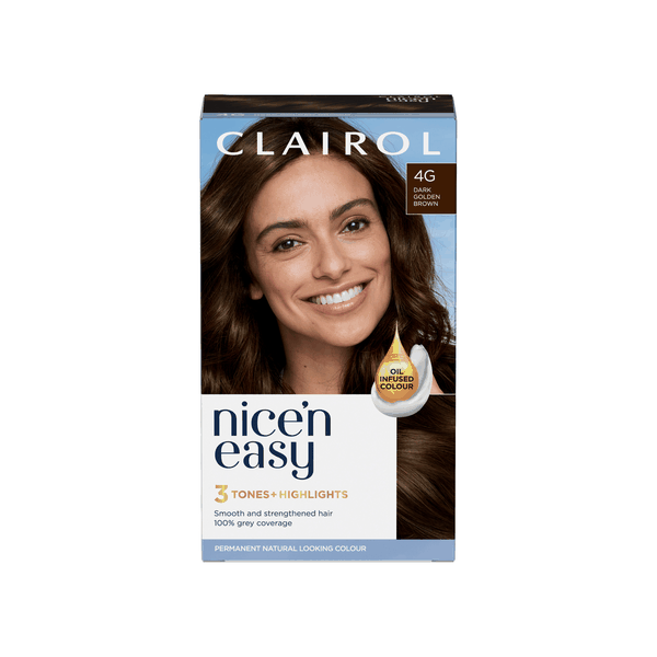 Nice 'n Easy Permanent Hair Colour Cr me - Gloden Brown 4G