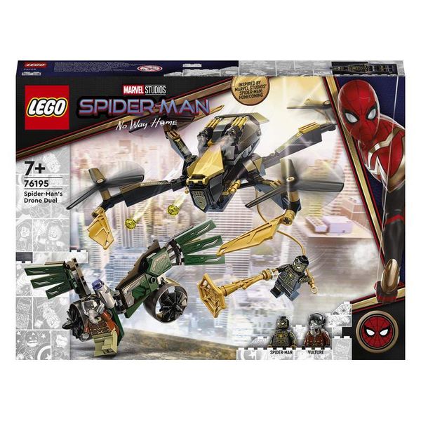 LEGO Marvel Spider-Man's Drone Duel 76195 Toy Building Kit (198 Pieces)