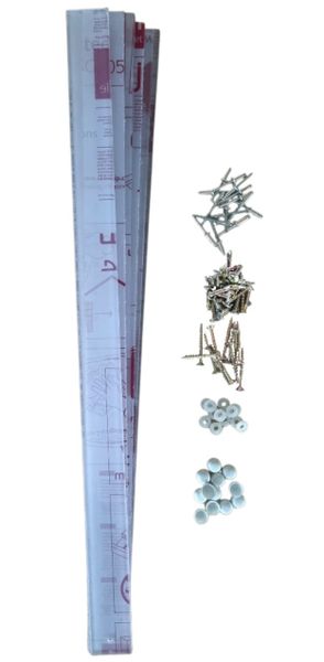 BBW SafetyView Clear Burglar Bars 3000mm x 50mm – X 5 Strips