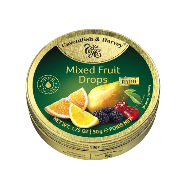 Cavendish &amp; Harvey Mixed Fruit Pocket Tins 50g x 7