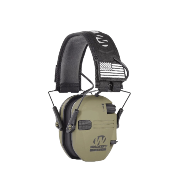 Electronic Safety Shooting Earmuffs - Green