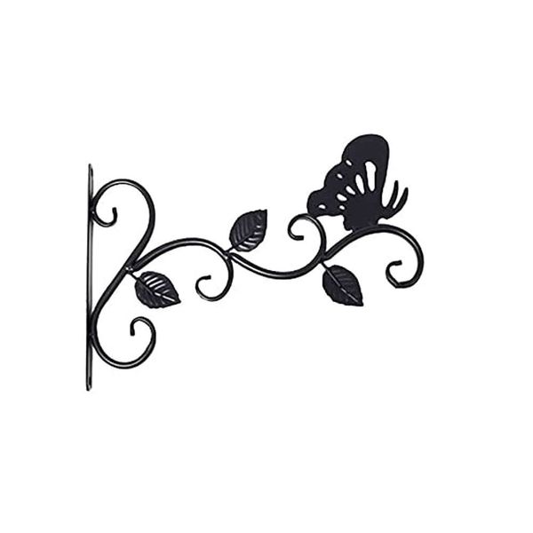 Background Wall Decoration Metal Wall Mount Butterfly Planter Hooks
