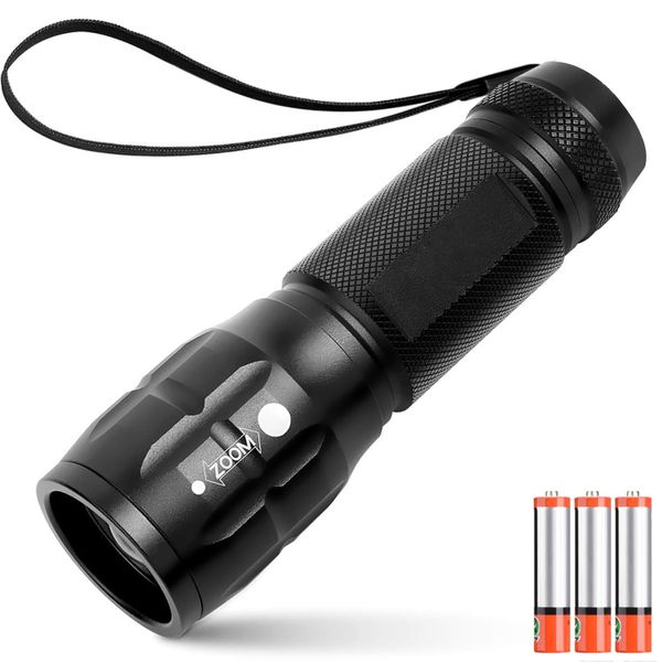 QYNIAL LED Flashlight High Lumens - Waterproof Adjustable Focus Flashlight