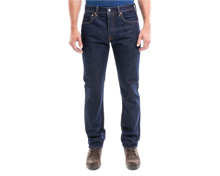 Levi 501® Straight Leg Jeans Rinse - Regular (Blue Rinse)