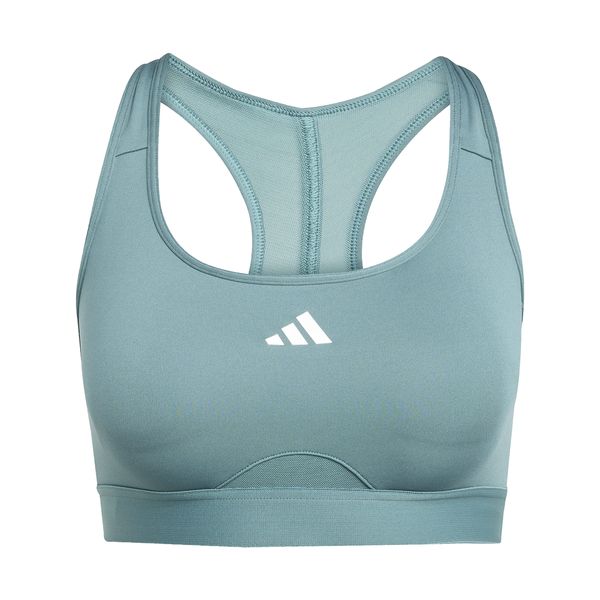 adidas Women's Powerreact Training Medium-Support Bra - Preloved Teal