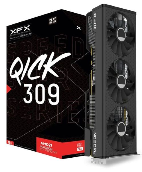 QICK309 Radeon RX 7600 XT Gaming Graphics Card
