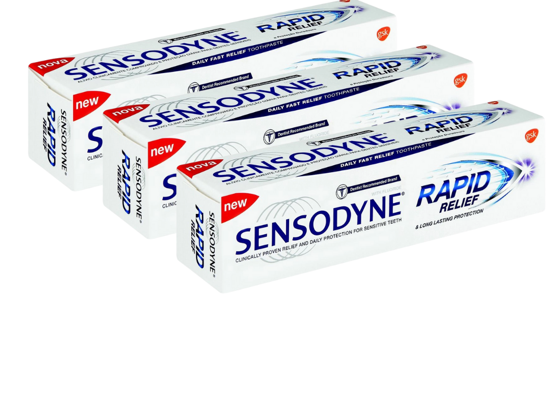 Sensodyne Rapid Relief Toothpaste 75ml - 3pack | Shop Today. Get It ...