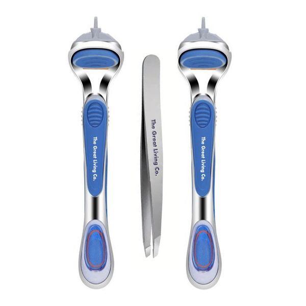 The Great Living Co. Gillette Fusion5 Compatible Razor Handle-2 Pcs &amp; Plier