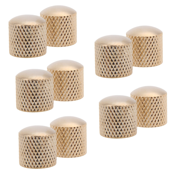 Gold Metal Dome Guitar Volume Knob