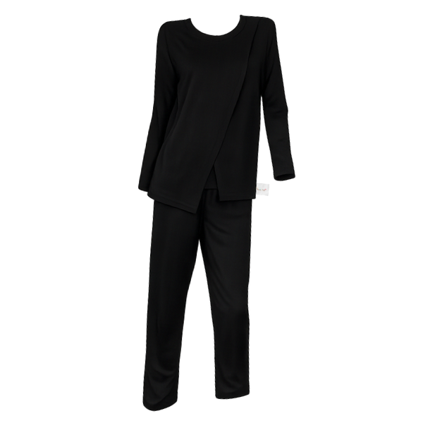 Winter Hospital Pajamas - Black image