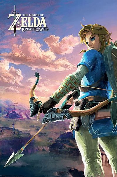 Zelda Breath Of The Wild (Hyrule) Poster