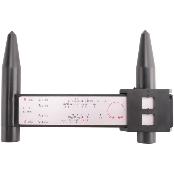 Pcd Gauge Ruler Rim Car Wheel Measuring Gauge Tool Hole 4 5 6 8 Lug