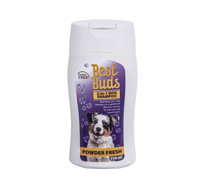 Dog Shampoo - Powder Fresh - 2-in-1 - 220ml