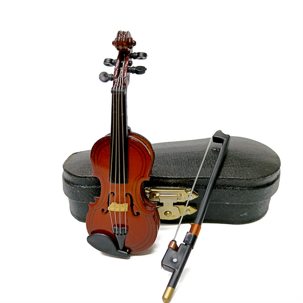 8cm Mini Musical Instruments, Violin Model Ornaments