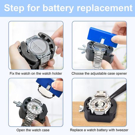 Watch Opener Watch Battery Removal Tool Kit Professional 12-In-1