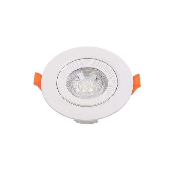 ACDC - 100-240ac 5w Cool White Adj. Led Downlight Dia 90mm