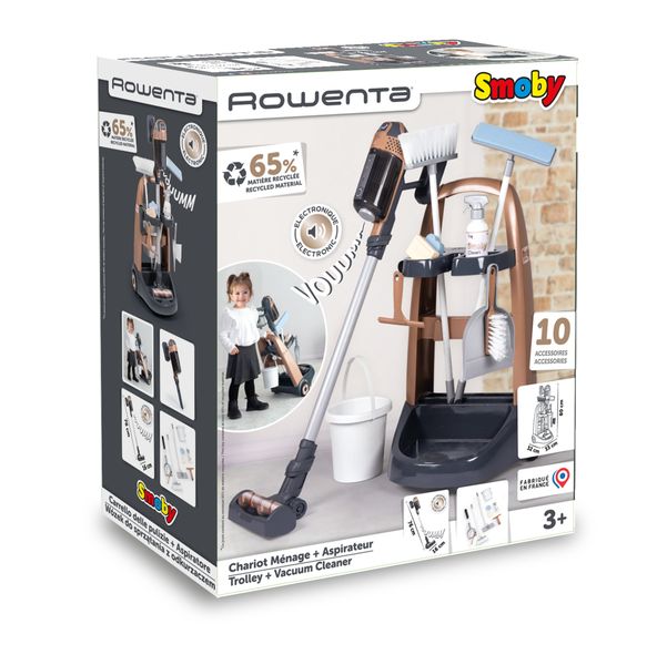 Smoby Rowenta Trolley + Upright Vacuum Cleaner