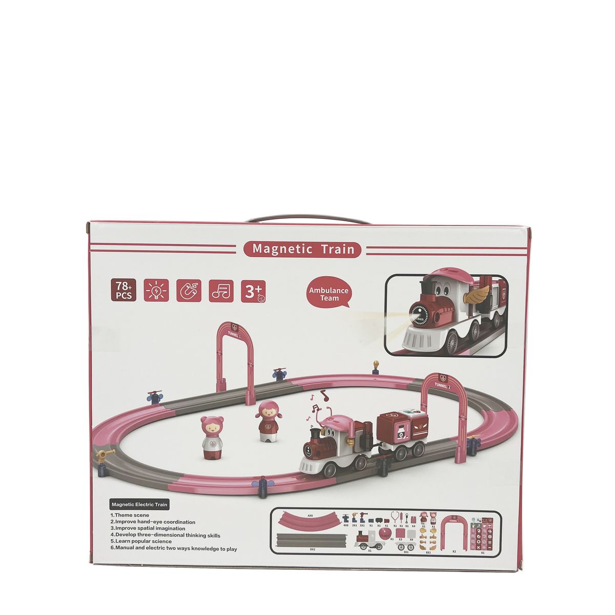 Magnetic Train Toy 78 Pieces Shop Today. Get it Tomorrow! takealot