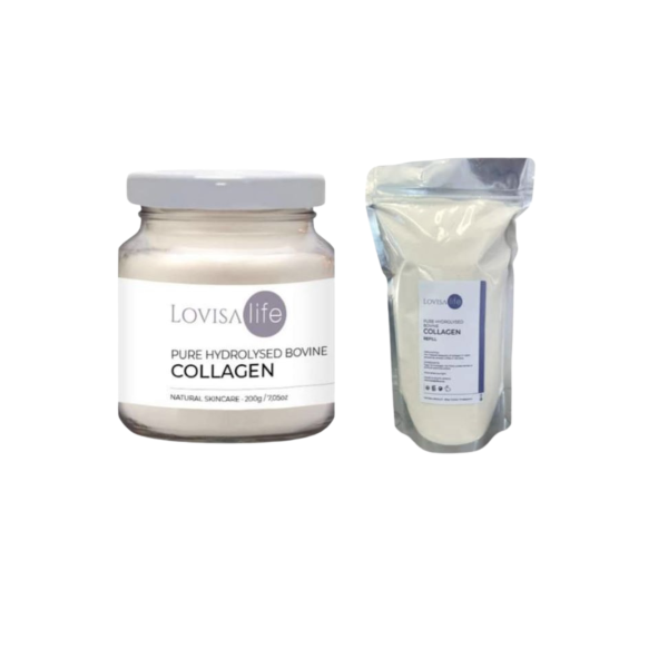 Pure Hydrolyzed Bovine Collagen (Jar &amp; Refill) 510g