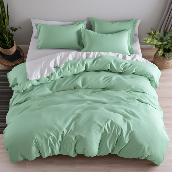 White Polycotton Duvet Cover Set