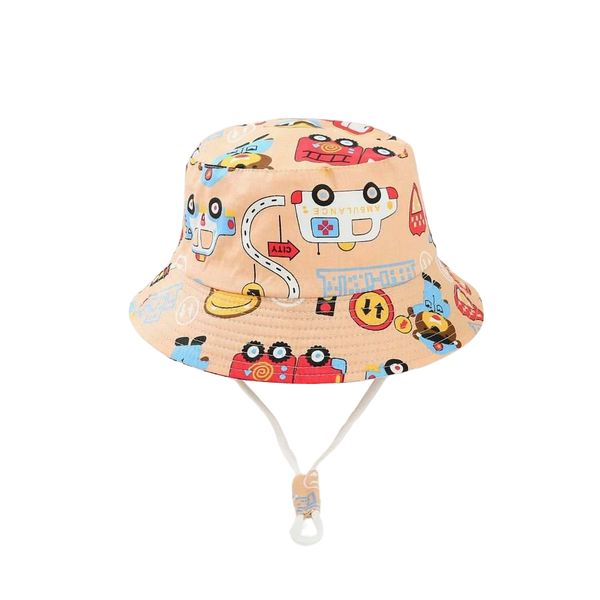 Boys Red Emergency Vehicle Bucket Hat
