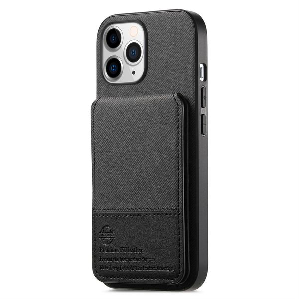 Card Holder Bracket Phone Case Compatible With iPhone 11 Pro Max Cover