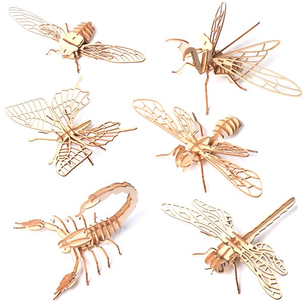 3D Montessori Insect Puzzle (6 Pack)