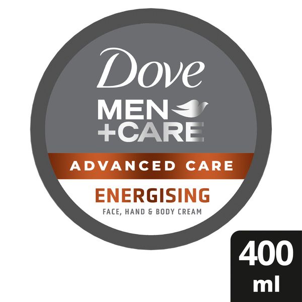 Dove Men+Care Advanced Care Energising Face, Hand and Body Cream 400ml
