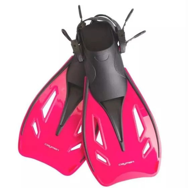 CAYMEN Junior Fins for Swimming and Snorkeling with a Secure Fit - Pink