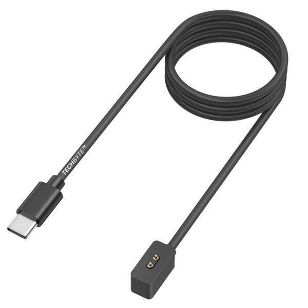 TechByte Charging Cable for Xiaomi Band 9/Xiaomi Band 8 - USB-C/Black - 1m