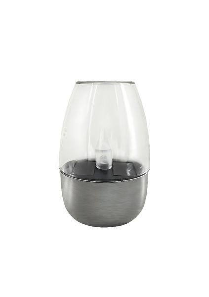 Solar Light Outdoor Garden LED Stainless Steel Candle Light